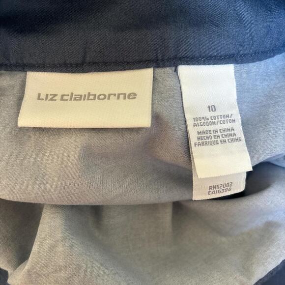 VINTAGE‎ 90'S LIZ CLAIBORNE BLUE SAILBOAT NAUTICAL SKIRT SIZE 10 - Picture 6 of 7